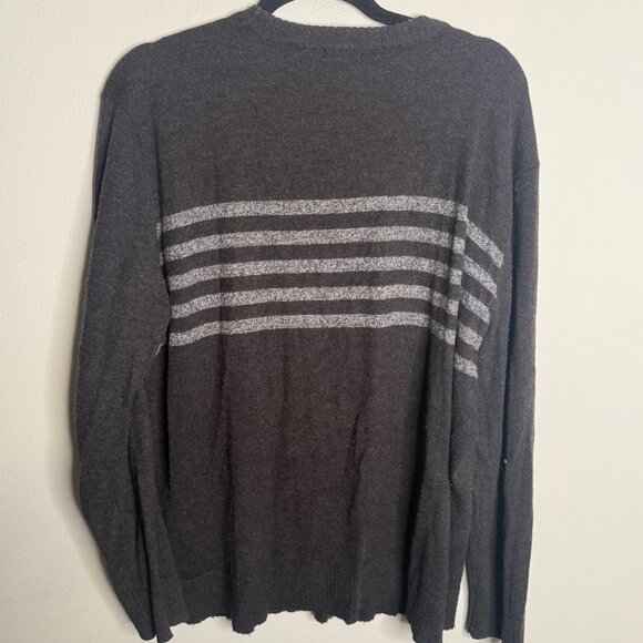 Smartwool Men's Large Gray wool Merino  Long Sleeve Pattern Sweater - Picture 3 of 6